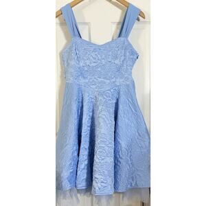 Hot Topic Disney Blue Size Large Cinderella Corset Ball Gown Costume Dress